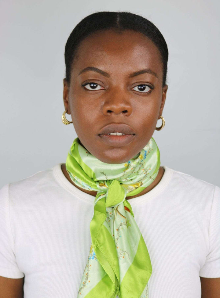Lime-Green Scarf