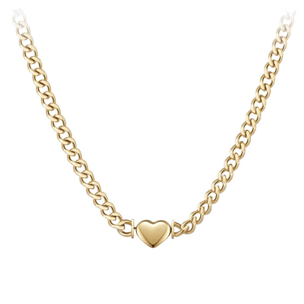 Rea - Pendant Chain Heart Necklace